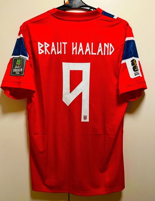 Koszulka Erling Haaland 9 Norwegia Mundial 2026 Czerwona S