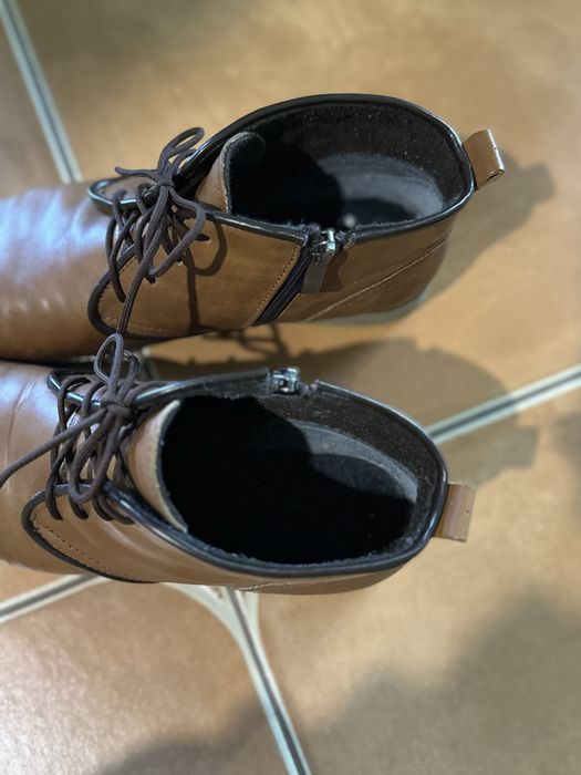 Botki skórzane rozm 39