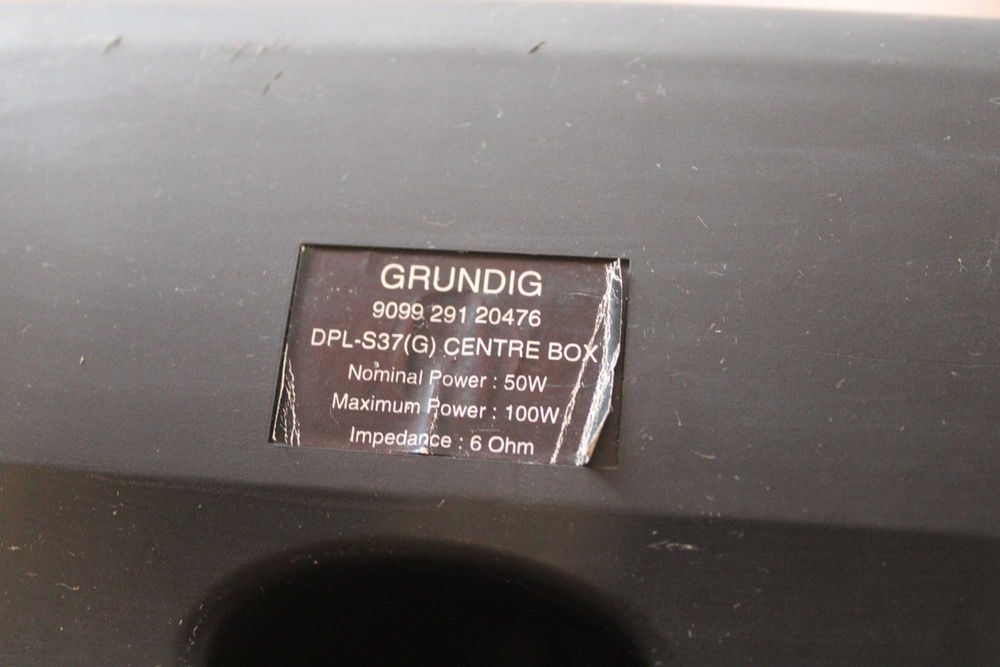 Colunas Grundig DPL-S37 + Centre Box 50/100W + 2 Rear Speakers
