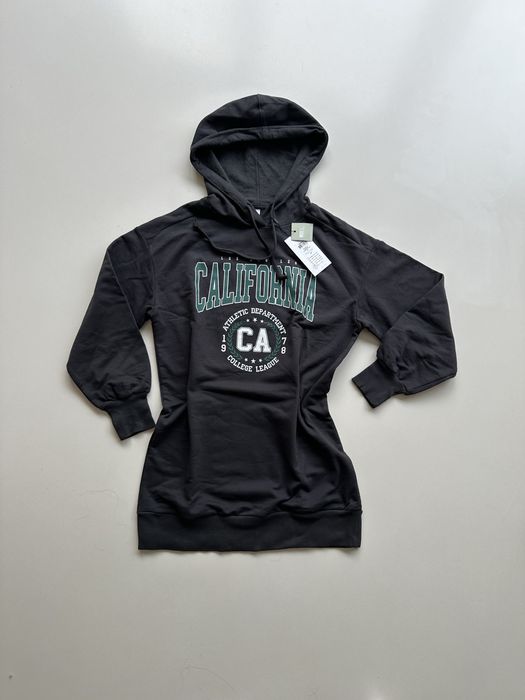Bluza Only z kapturem dluga sukienkowa California S XS