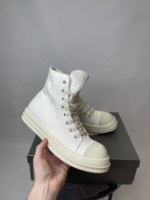 Rick Owens Ramones White Higt Top/Кеди Rick Owens Ramones/size42,43,44