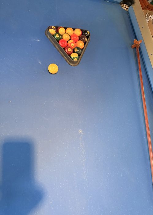Mesa snooker.