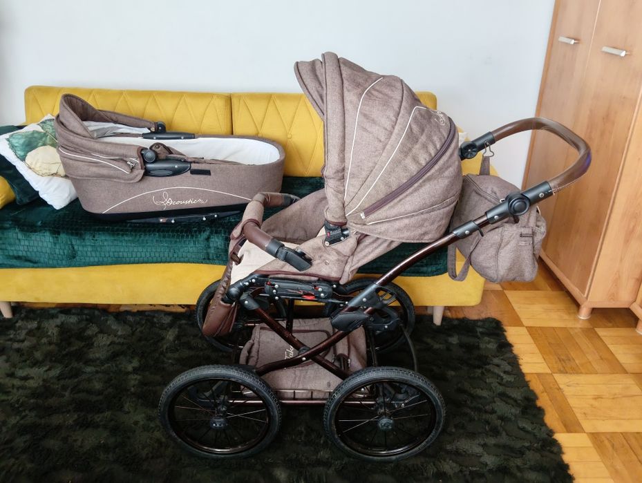 Wózek 2w1 do kołysania .