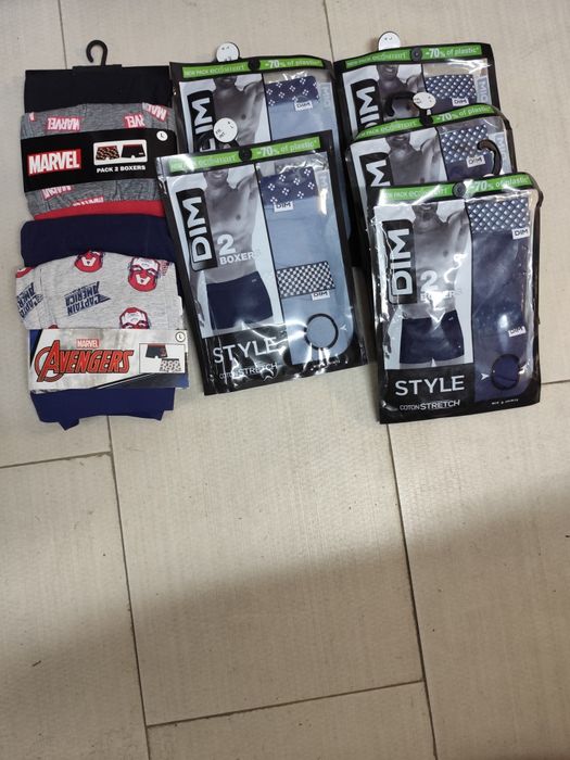 Boxers DIM pack 2 e 3, tamanhos  M/L