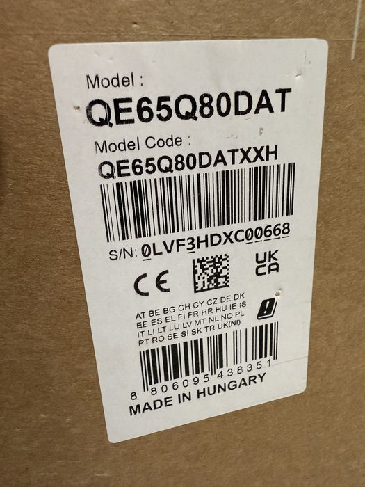 Телевізор Samsung QLED QE-85Q80D, 75Q80D, 65Q80D, 55Q80D