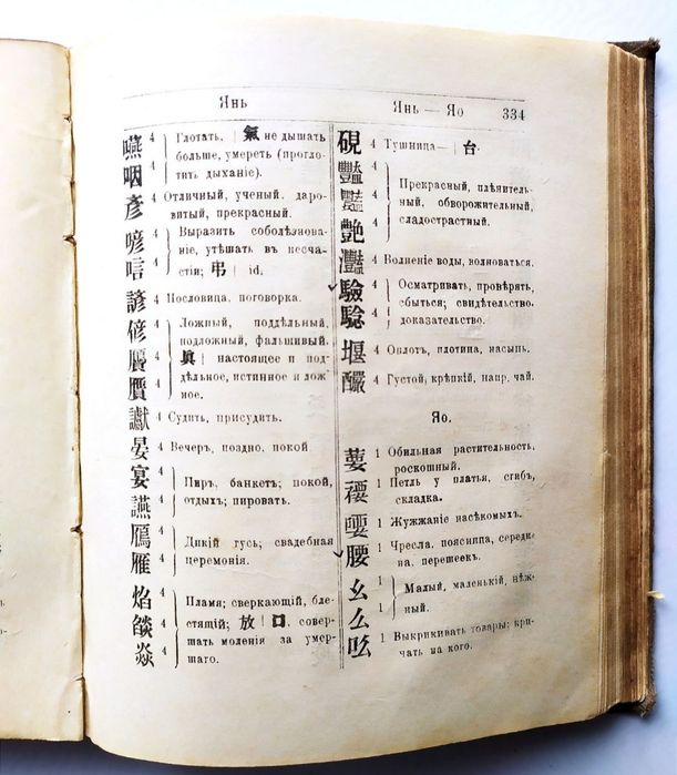 1910 г. Китайско-русский словарь ПЕКИН Русская Духовная Миссия