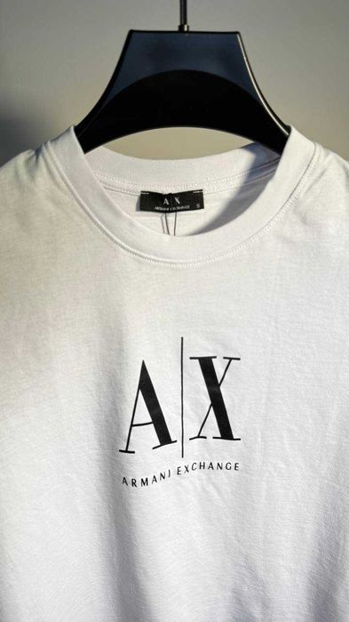 Чоловіча мужская футболка Armani Exchange  White