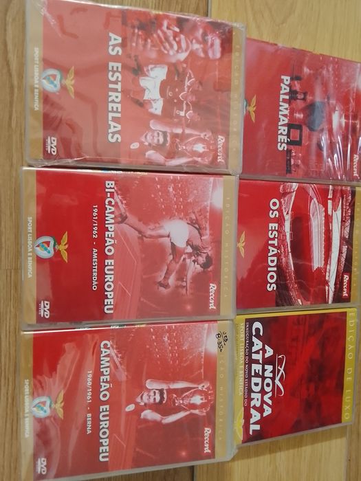 Conjunto DVDs do SLB novos