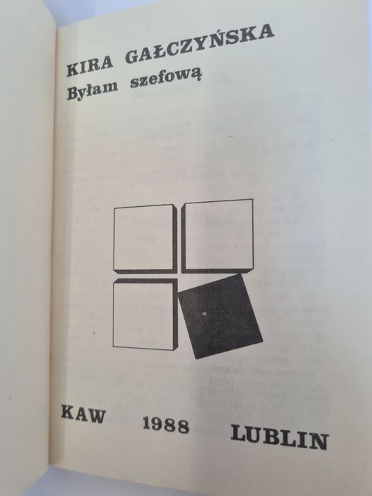 Byłam szefową - Kira Gałczyńska