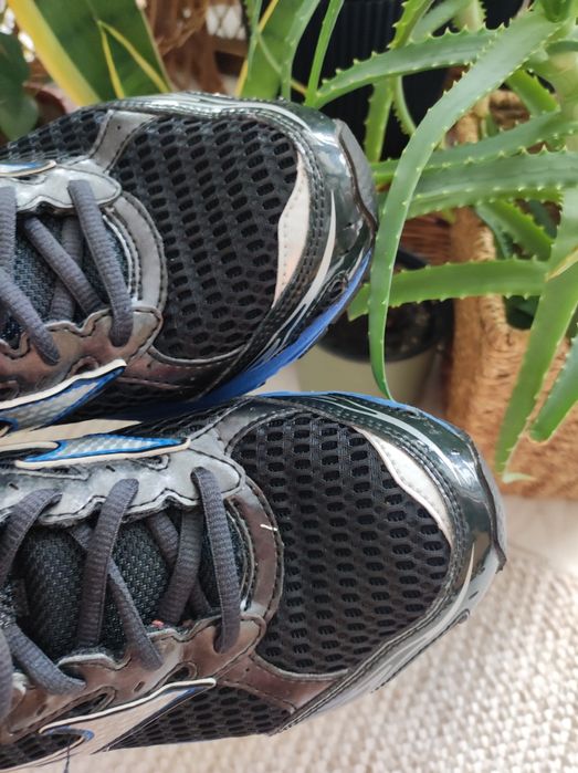 Mizuno wave laser 2 czarne pomarańczowe buty sportowe do biegania
