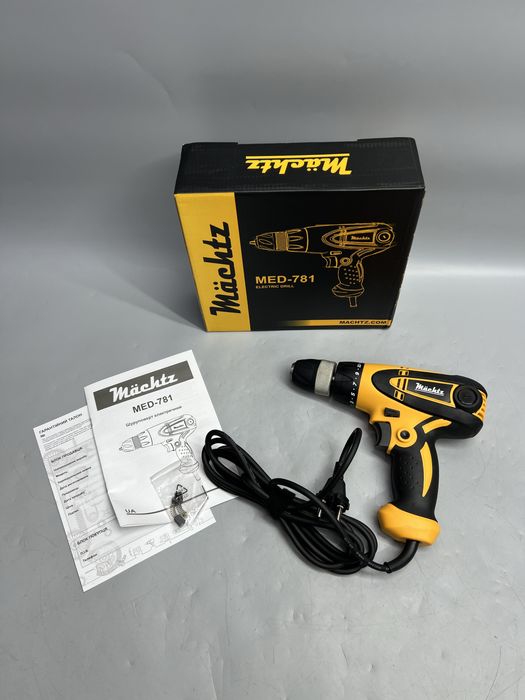 Шуруповерт электрический сетевой Machtz MED-781 Бесплатная доставка