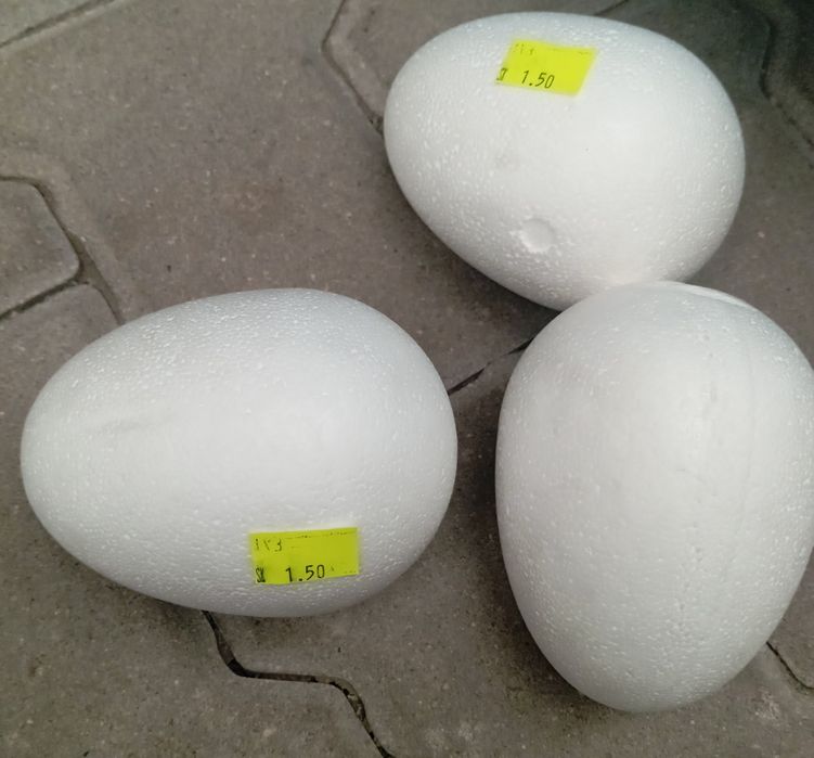 Jajka styropianowe ozdoba do własnej aranżacji