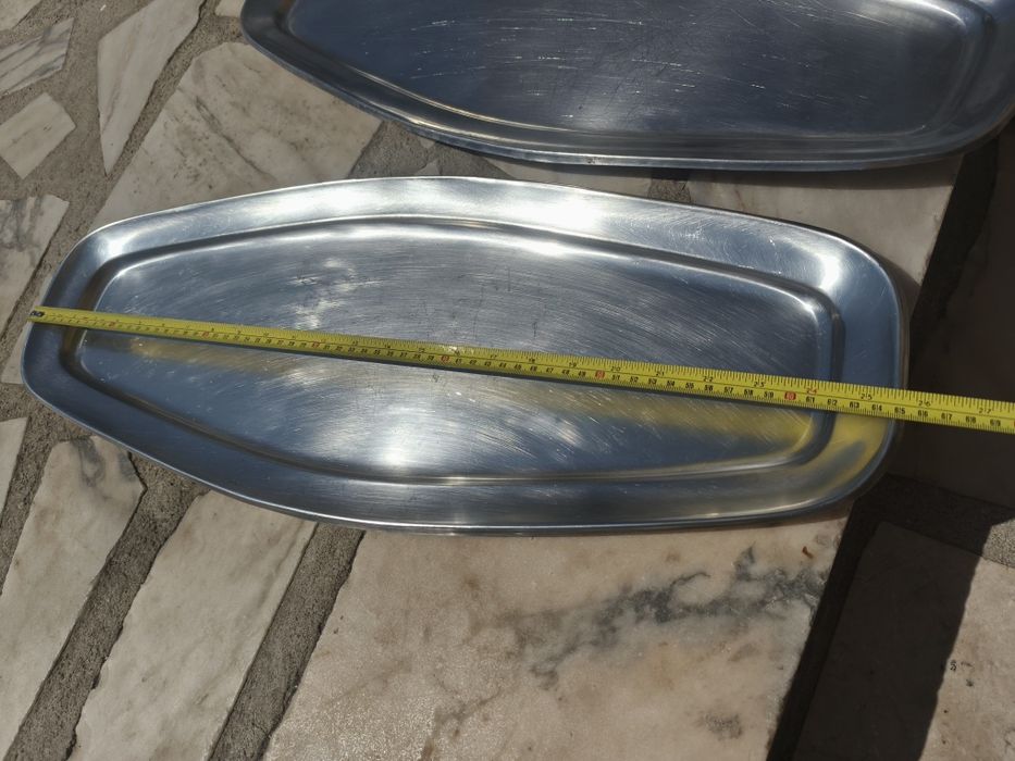 Lote de 6 Travessas de Inox para Servimento / Restauração