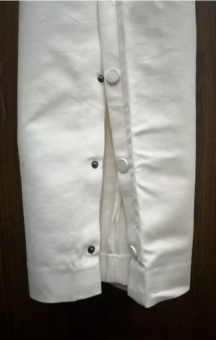 Spodnie UTERQUE, 36 białe