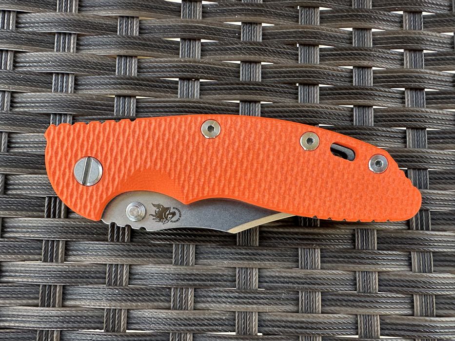 Нож Rick Hinderer XM-18 3.5" Bowie orang G10 (6gen.)
