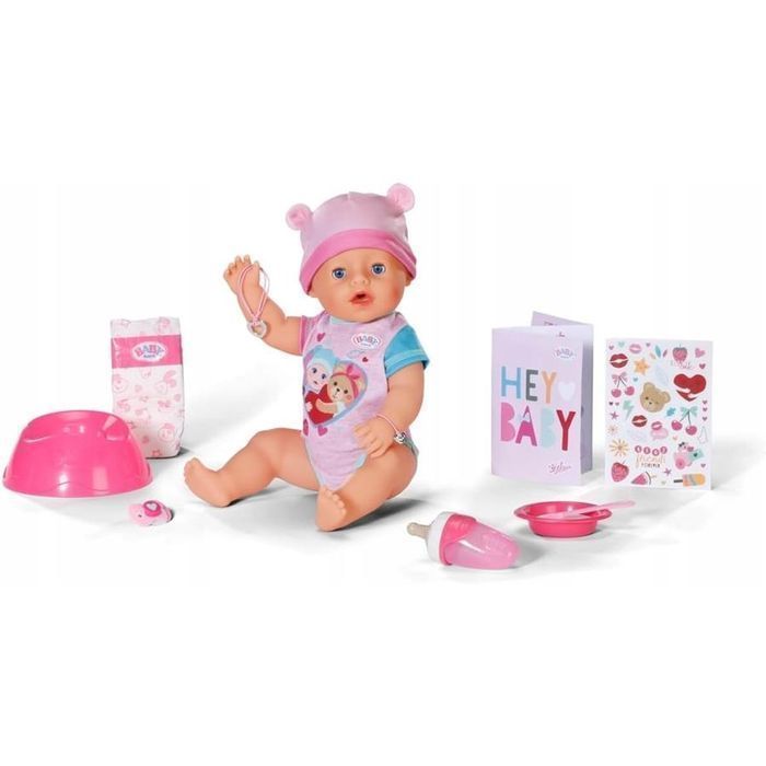 Baby Born Lalka Interaktywna EMMA Bobas 43 cm + Akcesoria 834800