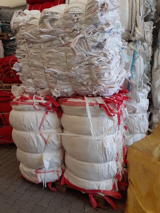 Duże worki big bag bags bagi begi begs na zboże z góra otwarta