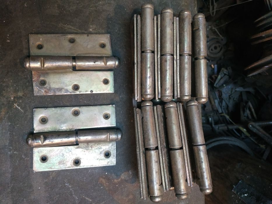 Продам ручки дверные (мощные) петли гаражные