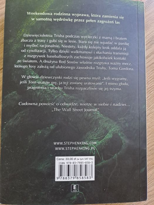 Dziewczyna, która kochała Toma Gordona Stephen King