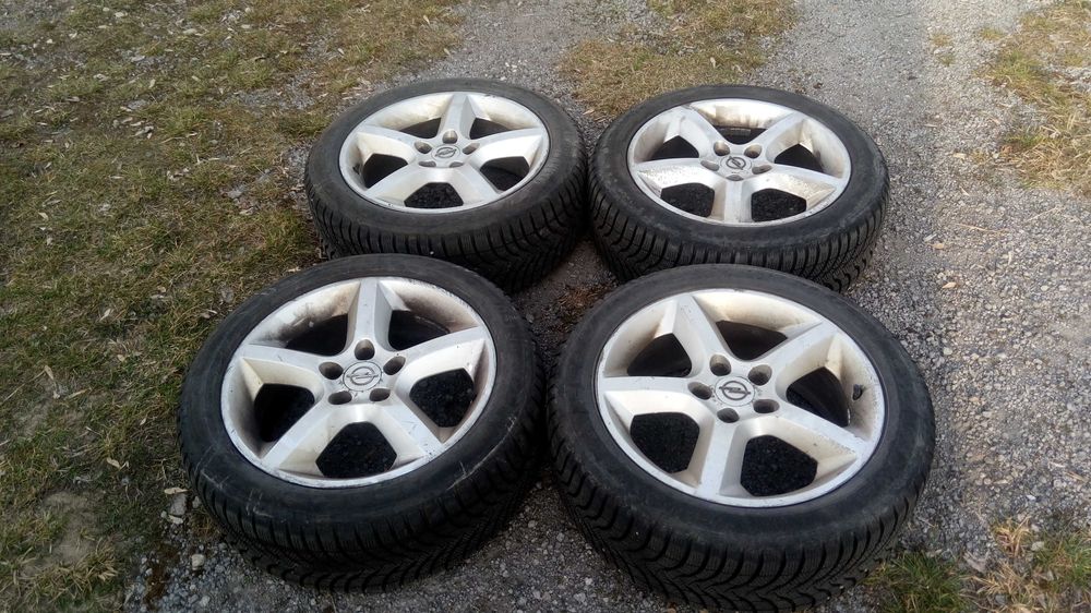 Opel Vectra Astra Zafira Koła Aluminiowe 17" 5x110 7J ET39 opony zima