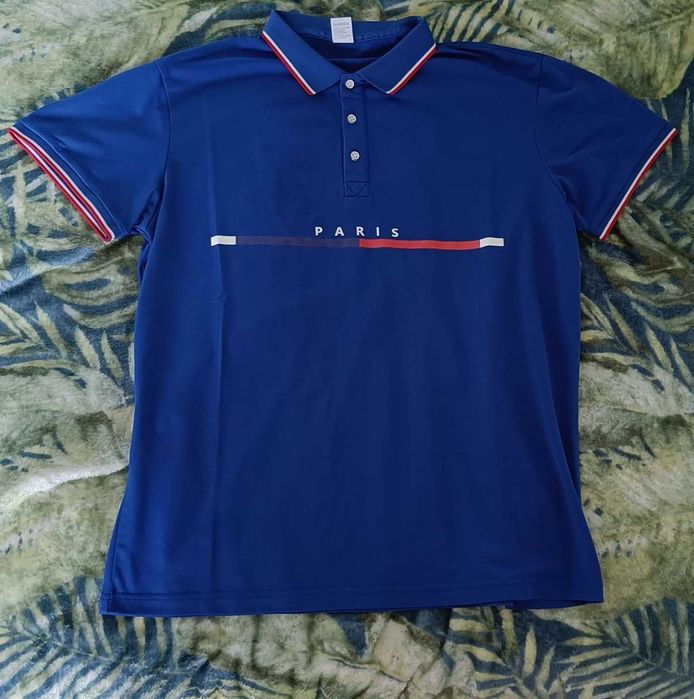 T-shirt z kołnieżykiem