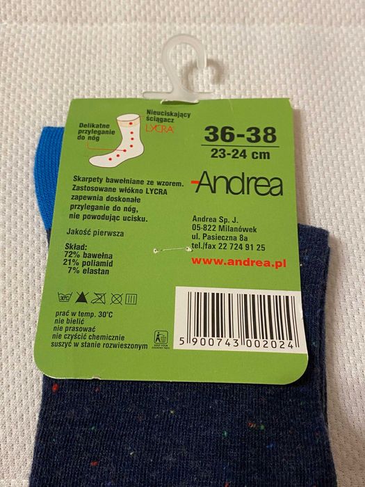 Nowe skarpetki grafitti Andrea 36-38