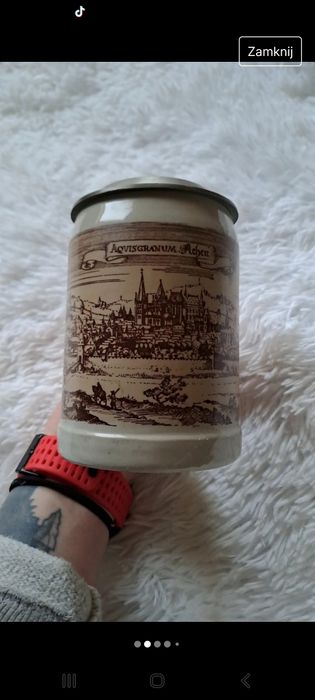 Kufel /pokal do piwa,vintage, Carolus Magnus,piękny