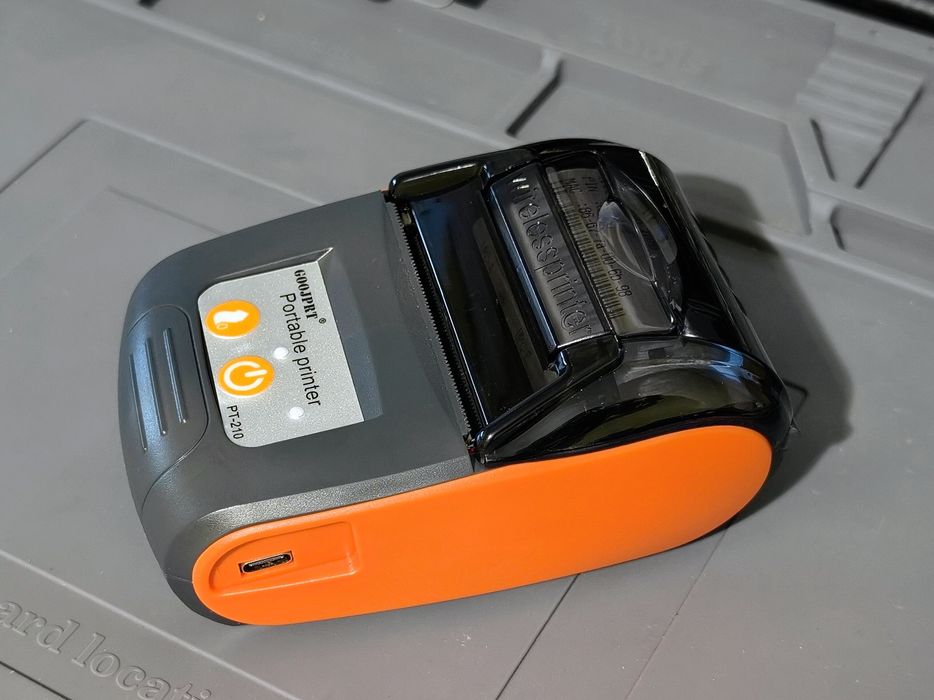 Мобільний термопринтер чеків bluetooth Goojprt PT-210 ПРРО