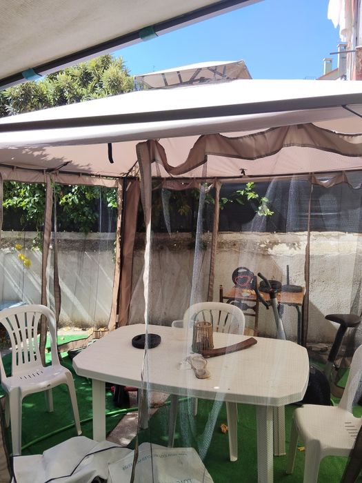 Toldo/Gazebo de Jardim Bege, 300x300