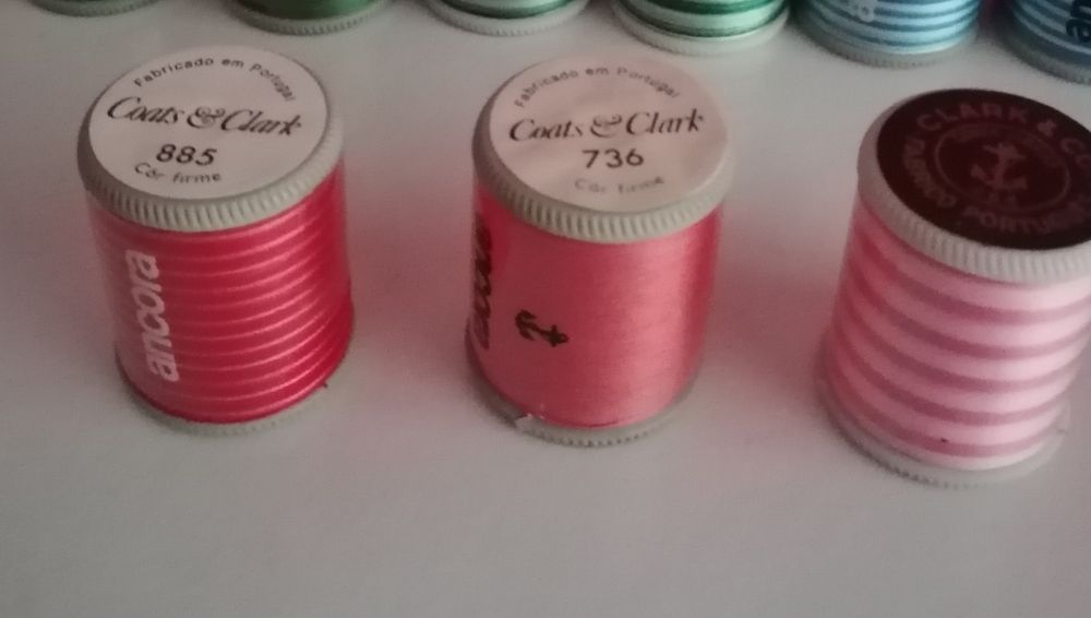 Linha de bordar à máquina Âncora 50 ou Clark & Co 50, 10 gramas  3,5