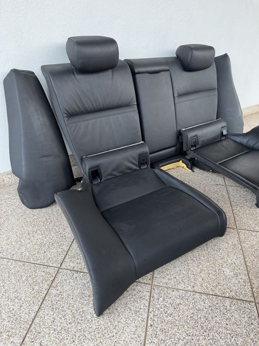 Conjunto de Bancos Pack M  BMW E92 – Pele Preta / Aquecidos / Elétricos