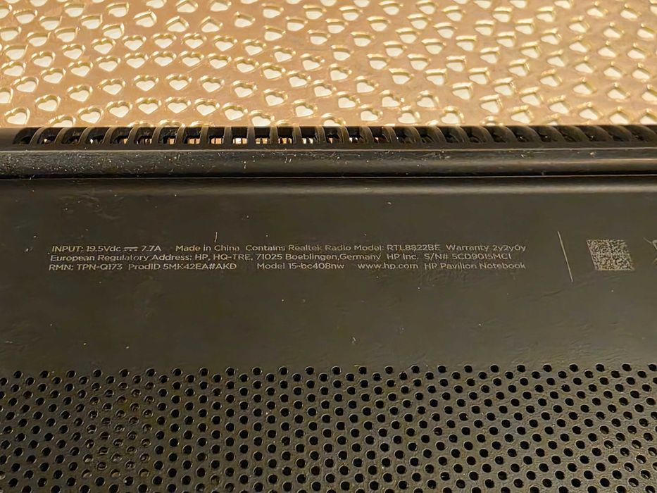 GAMINGOWY LAPTOP HP Pavilion Power i5-8300H/8GB/240/Win10x GTX1050Ti