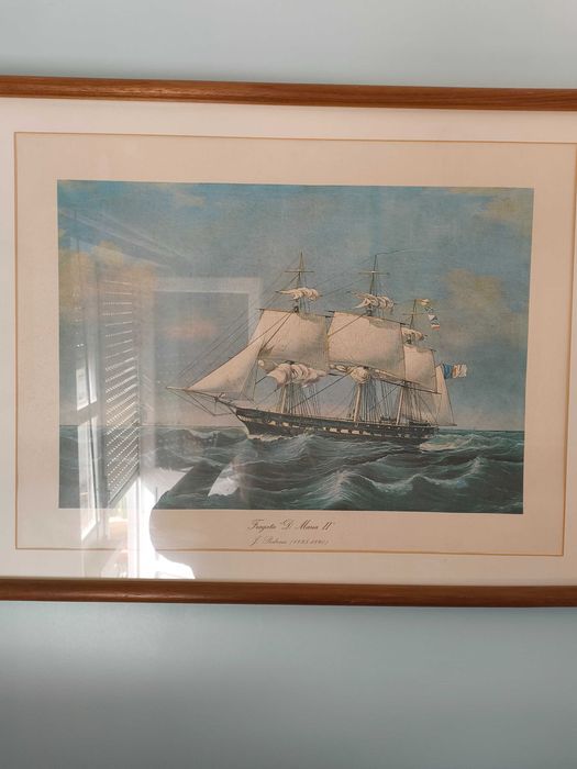 Quadro decorativo da Fragata de D.Maria II