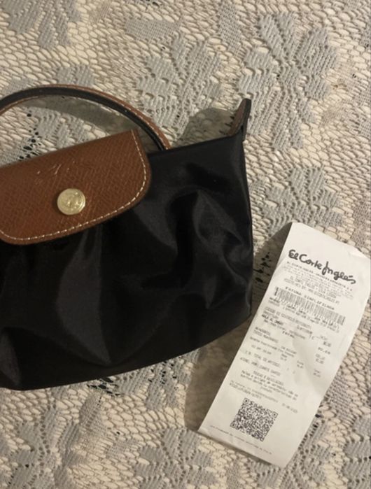 Mala longchamp mini preta