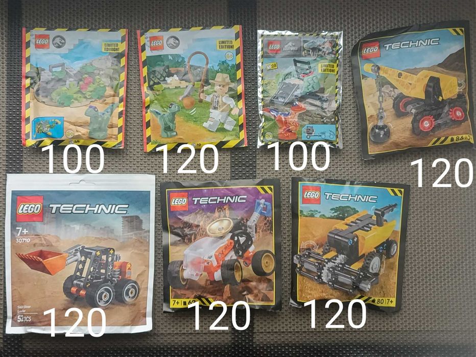 Нові запаковані LEGO Мініфігурки та набори