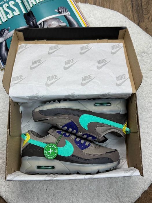 ТОП! Nike Air Max 90 Terrascape Beige Black Mint 39 - 45 найк аір макс
