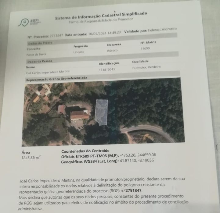 Vendo terreno LINDOSO