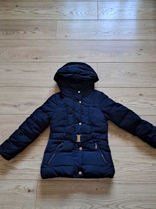 Kurtka Zara 128 puchowa dziewczynka super ciepła