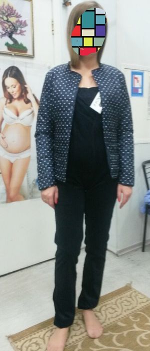 Вельветовий комбінезон для вагітних. Розмір S