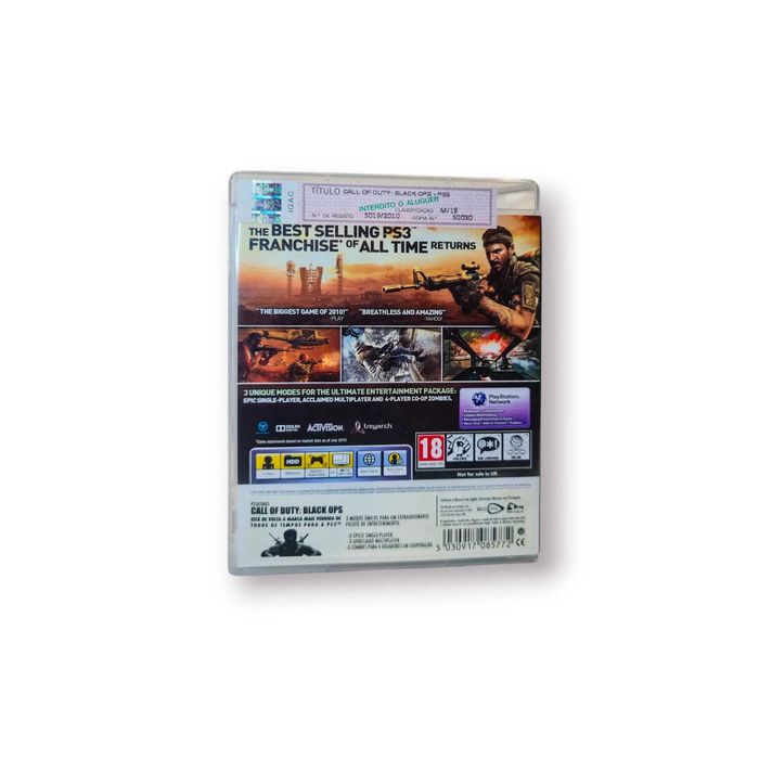 Jogo PS3 – Call of Duty: Black Ops (Completo • Manual incluído)
