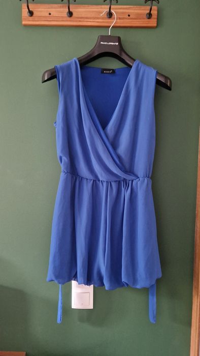 Kombinezon krótki 36 S na lato granatowy