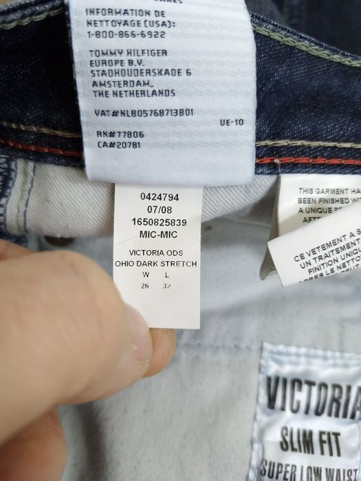 Spodnie jeansowe Tommy Hilfiger Denim W26 L32 S XS