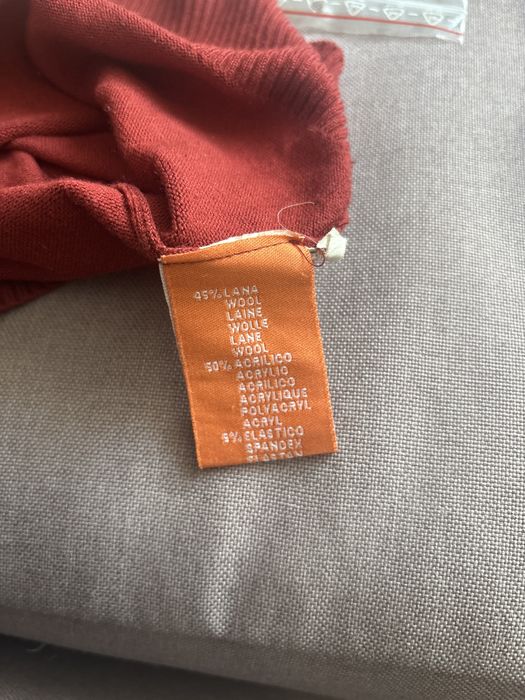 Sweter męski bordowy