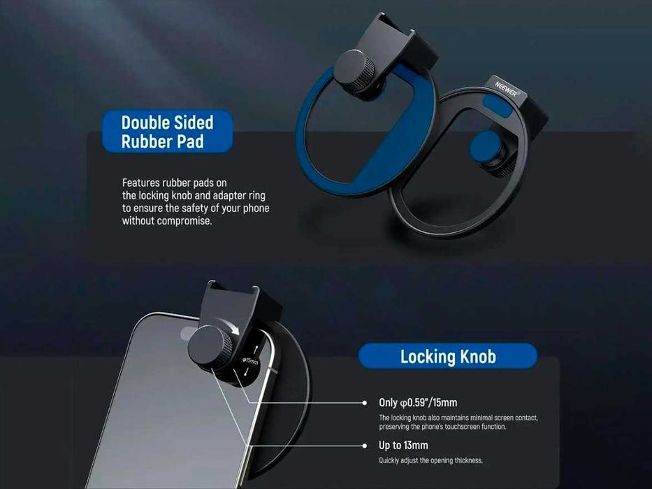 Адаптер тримач світлофільтра 67 мм для об’єктива смартфона