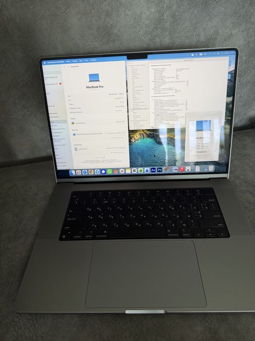 MacBook Pro 16 M1 Pro, GPU, 32/,1TB SSD Space Gray-2021