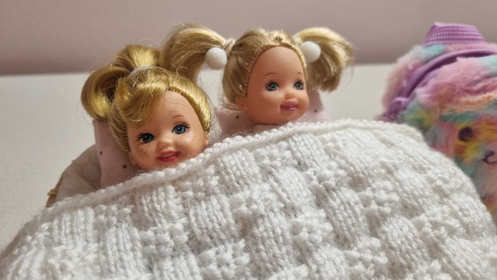 Bonecas Mini Barbie com Cestinha e Acessórios