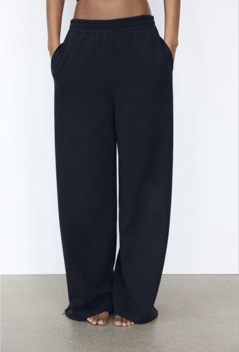 Чорні жіночі штани zara