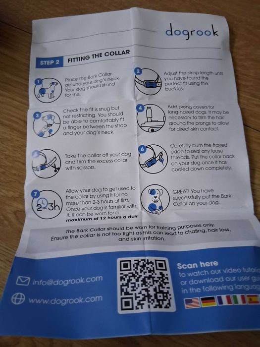 Coleira dogrook - Controlo do ladrar