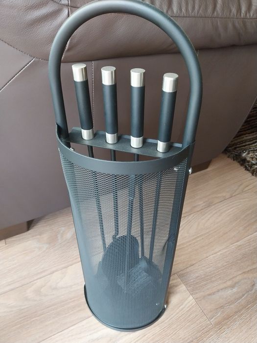 Przybory kominkowe zestaw kominkowy