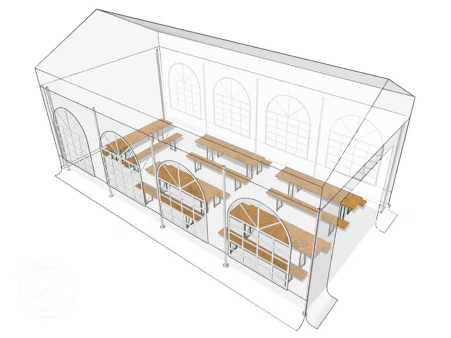 NAMIOT IMPREZOWY 5×8 m – Wynajem